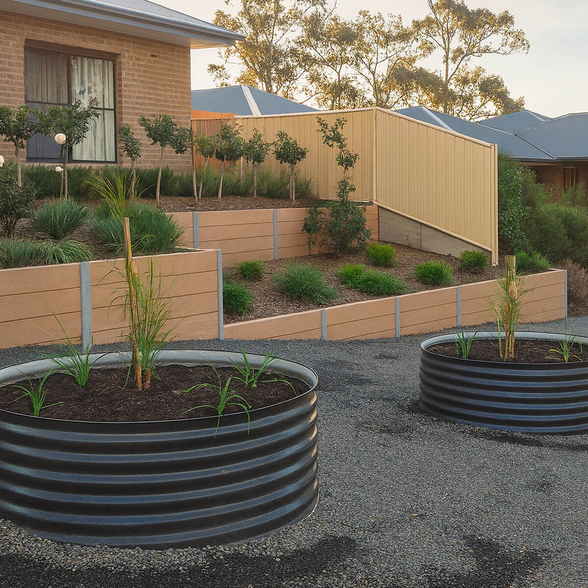 Round Raised Garden Beds